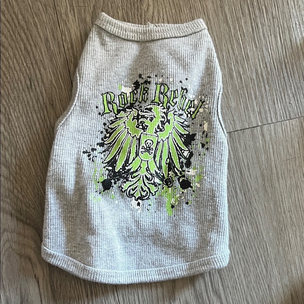 Doggy Tank Top - Gray and Green
